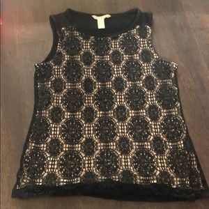 Banana Republic crochet shirt